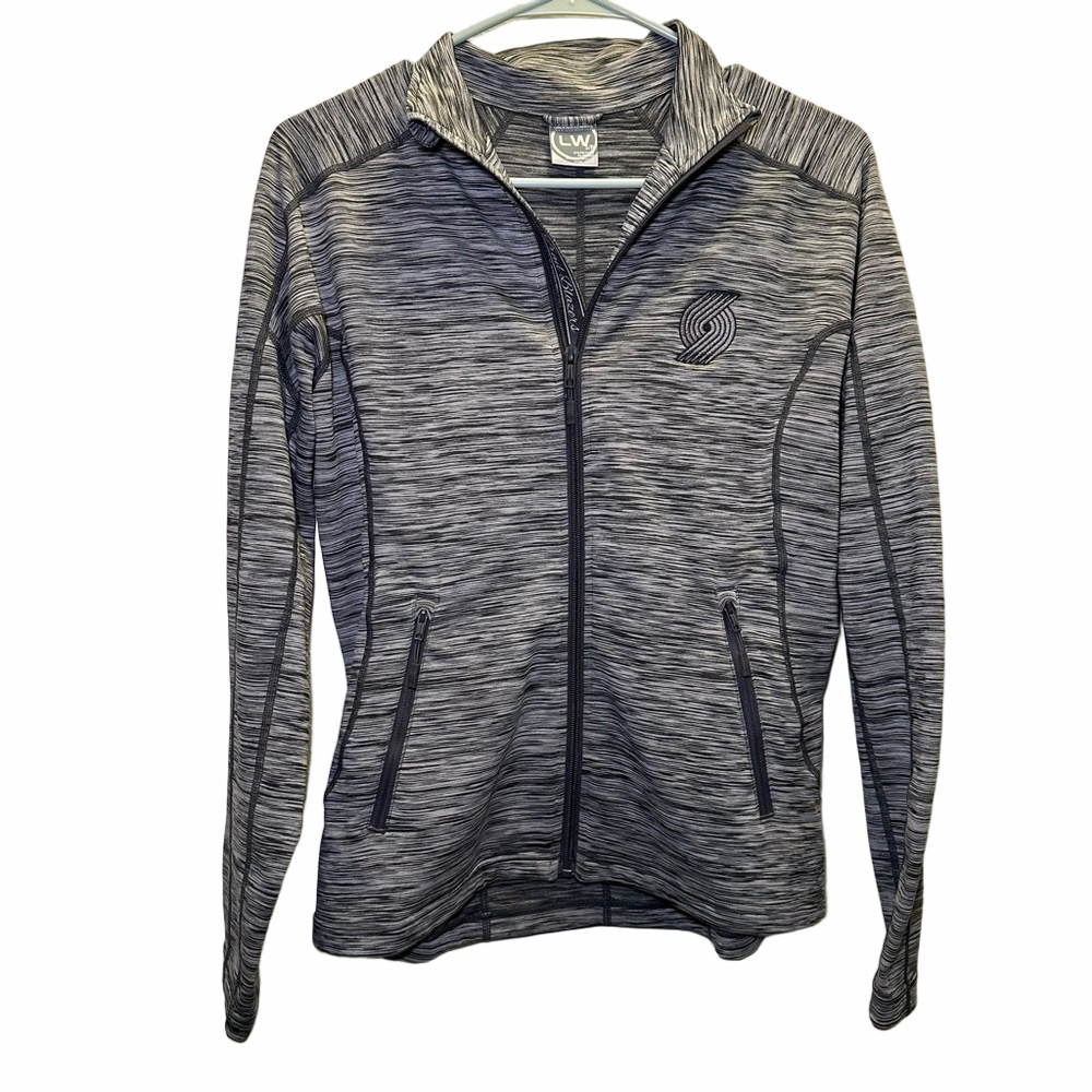 Level Wear Women's Gray Full Zip Jacket Size Small